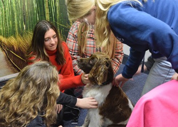 The Edinburgh Academy receives a visit from a distinguished Dognitary